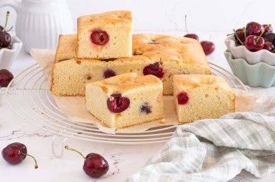 Bizcocho de cerezas
