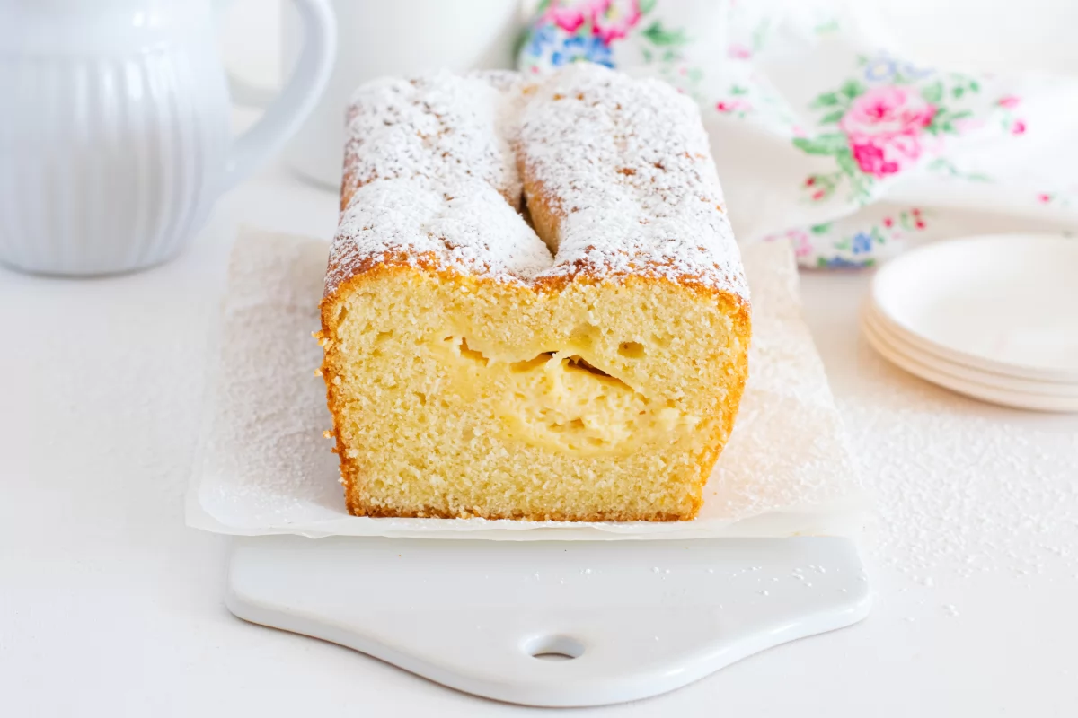Bizcocho de crema pastelera *