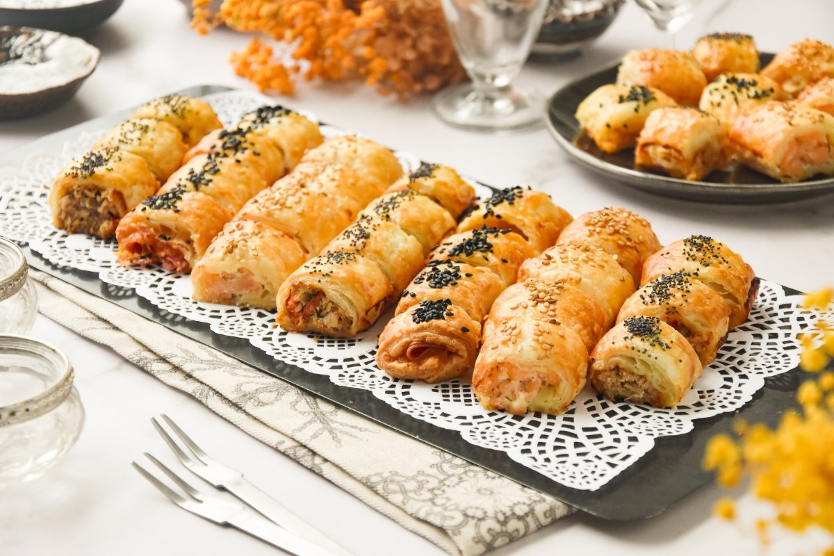 Bocaditos de hojaldre caseros