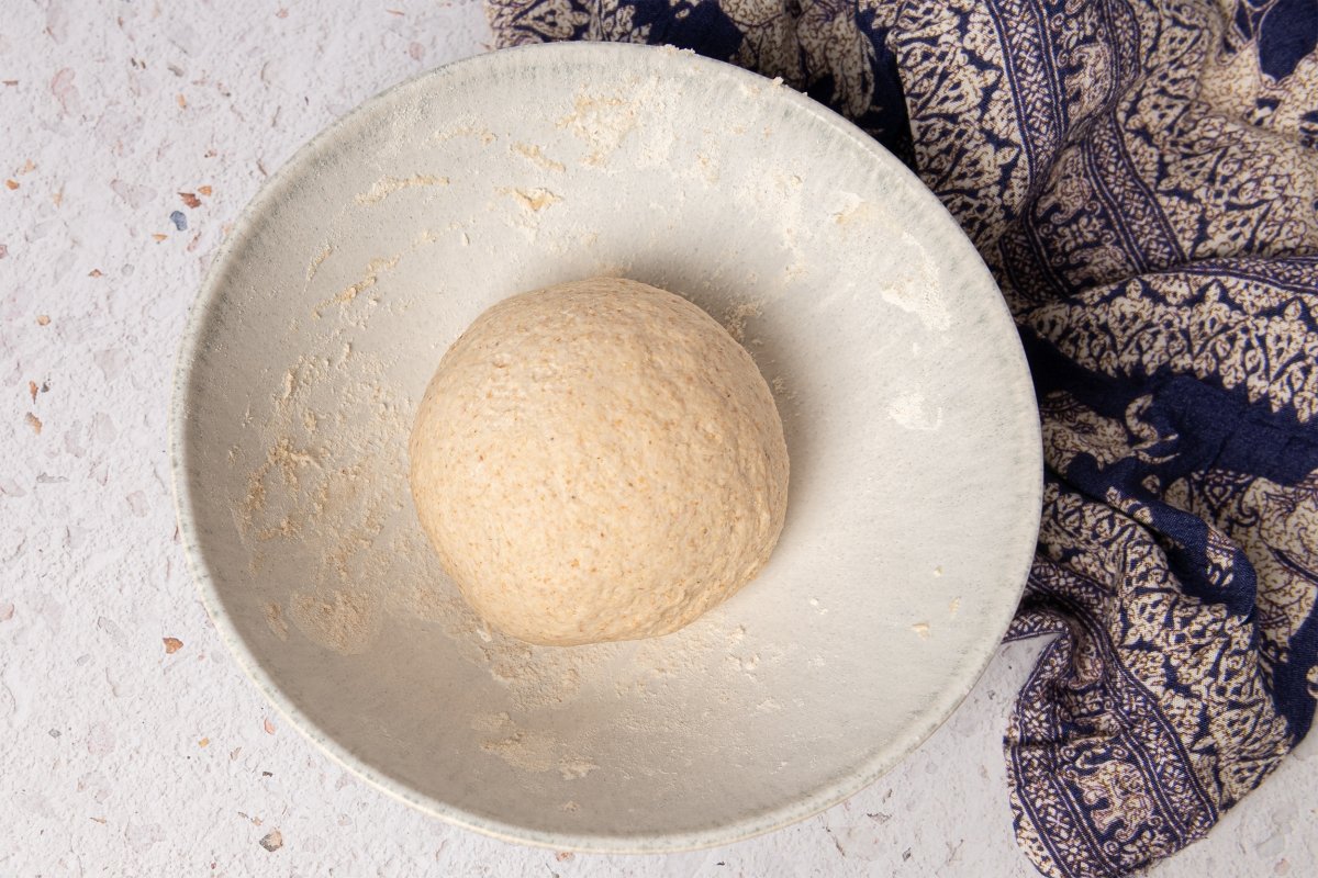 Bola de masa para hacer pan chapati
