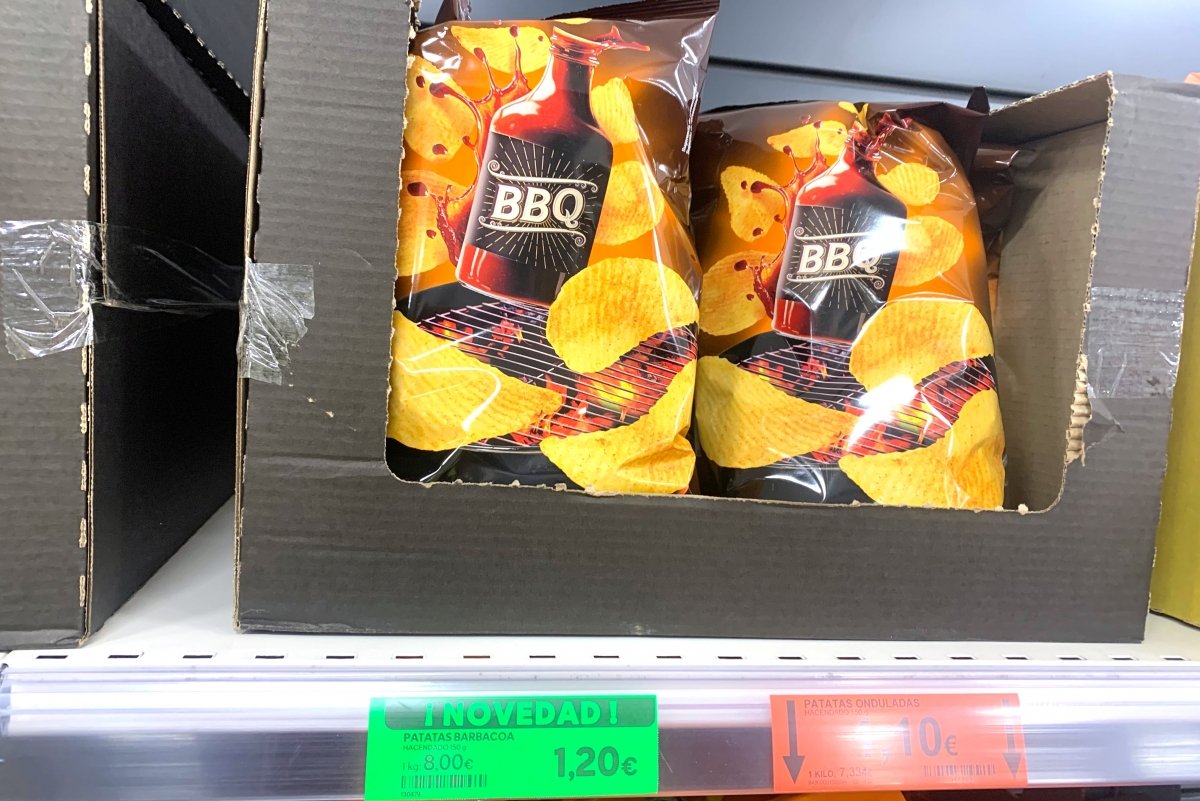 Bolsa de patatas fritas sabor barbacoa nuevas de Mercadona