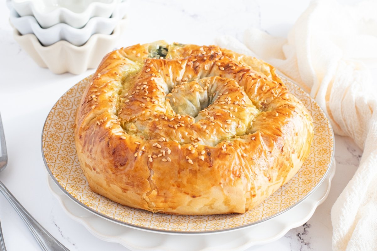 Börek listo para servir