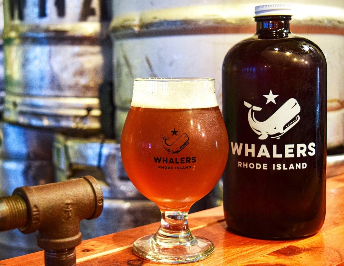 Botella y copa de Whalers Wanderer