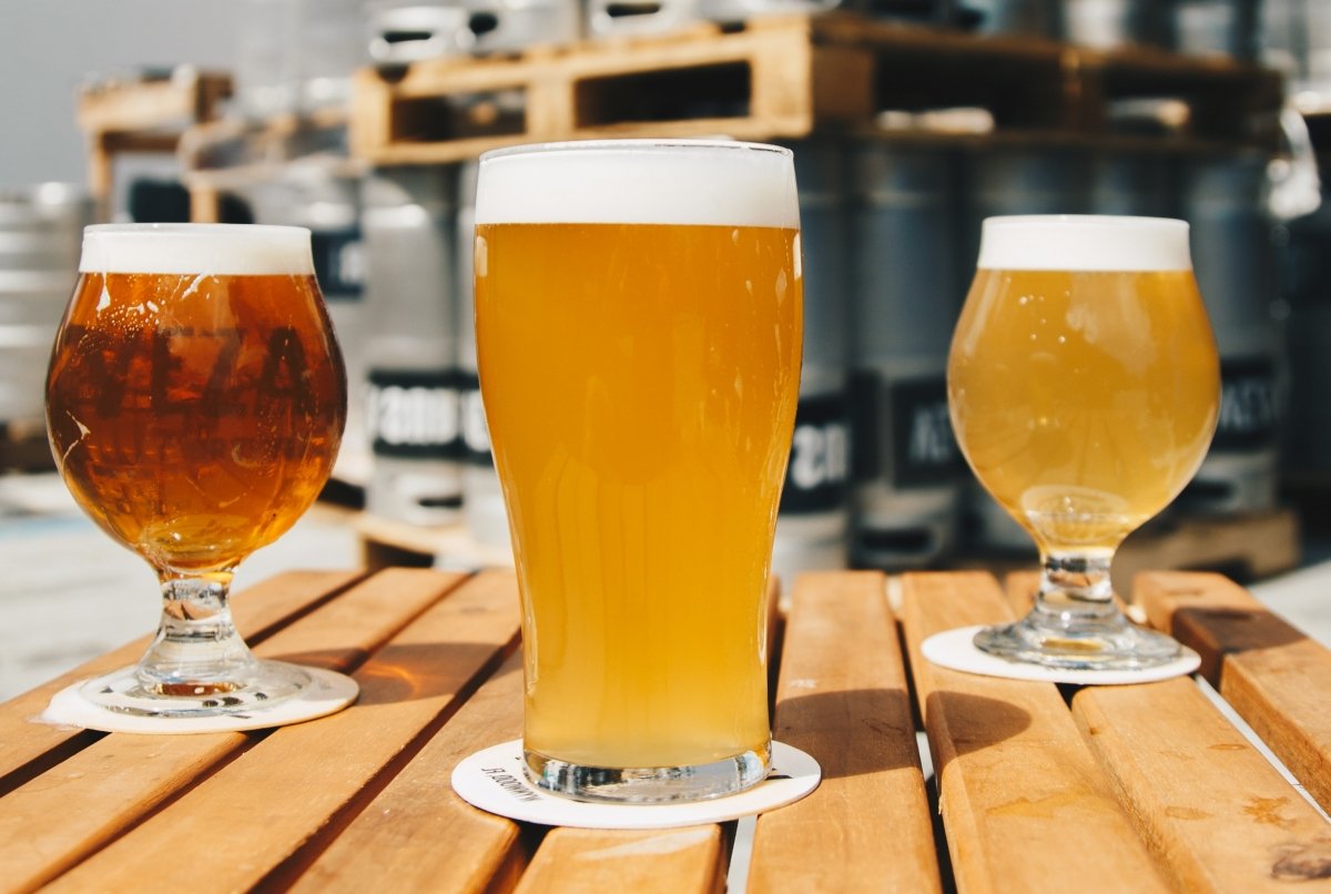 Botellas listas para ser utilizadas