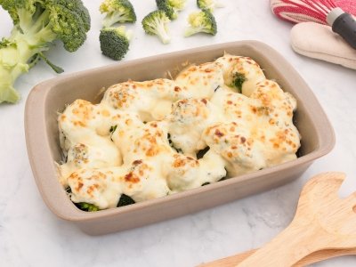 Brócoli con bechamel