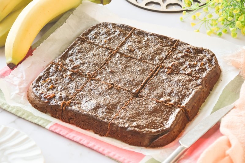 Brownie de plátano