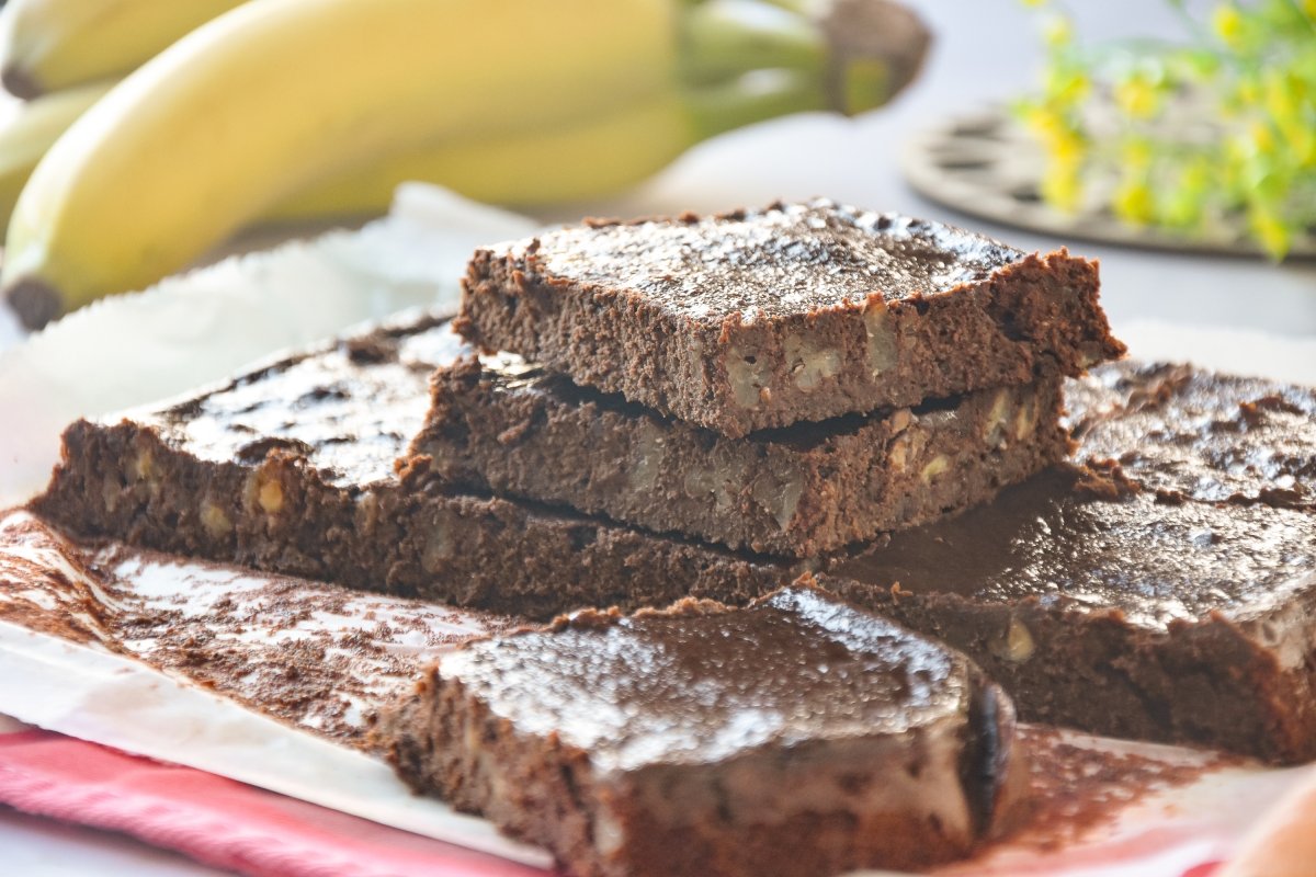 Brownie de plátano