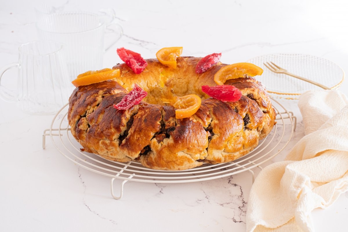 Buccellato listo para servir