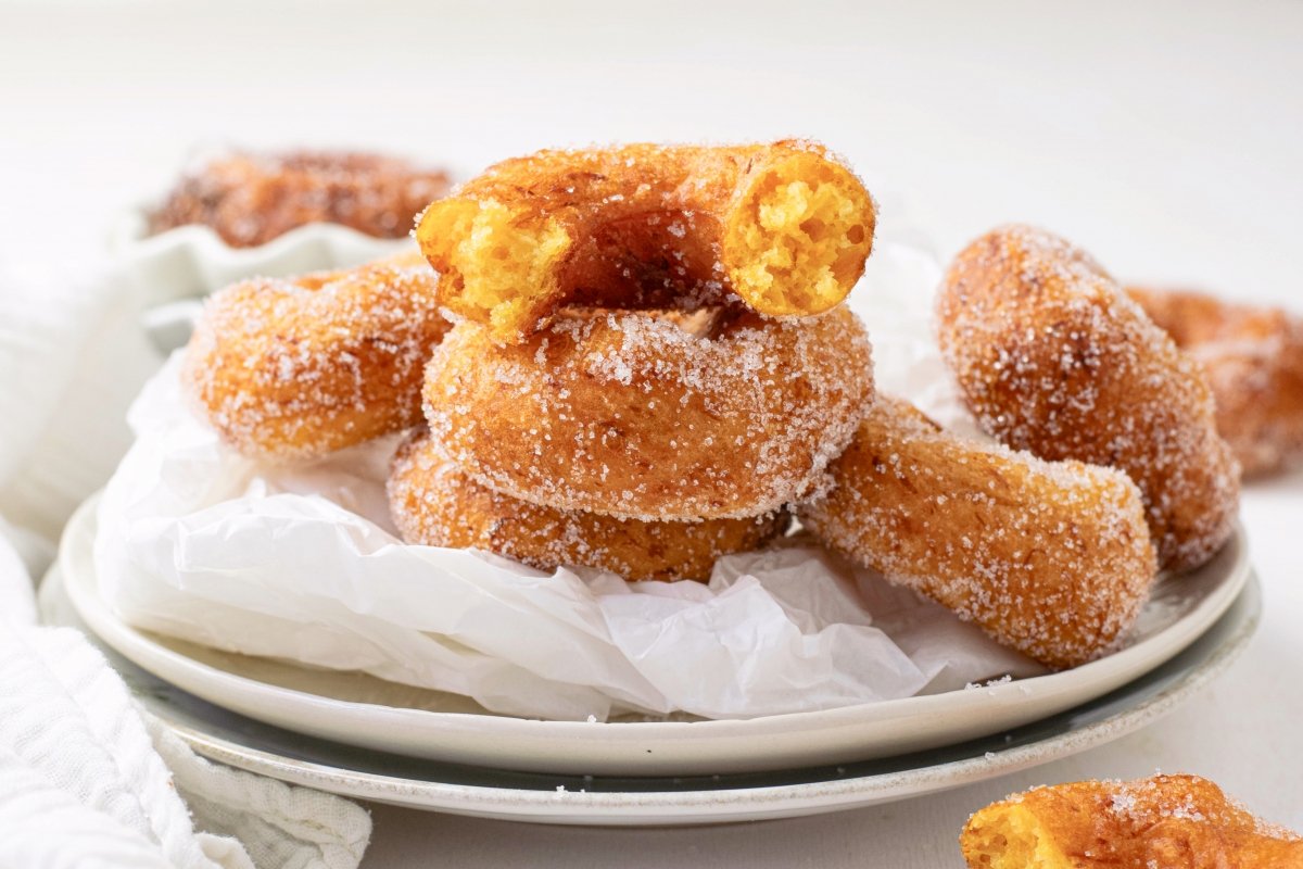 Buñuelos de calabaza típicos de fallas