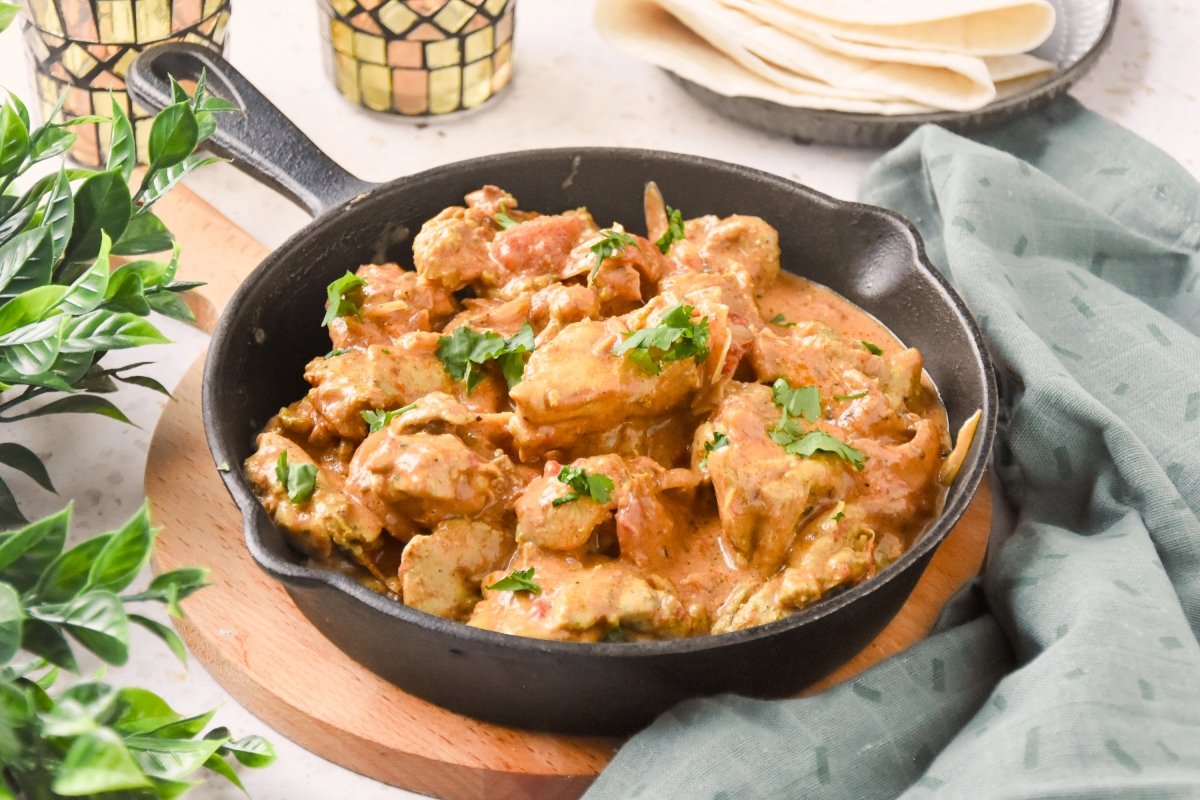 Butter chicken listo para comer