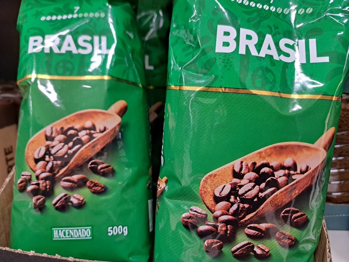 Café en grano Brasil Hacendado