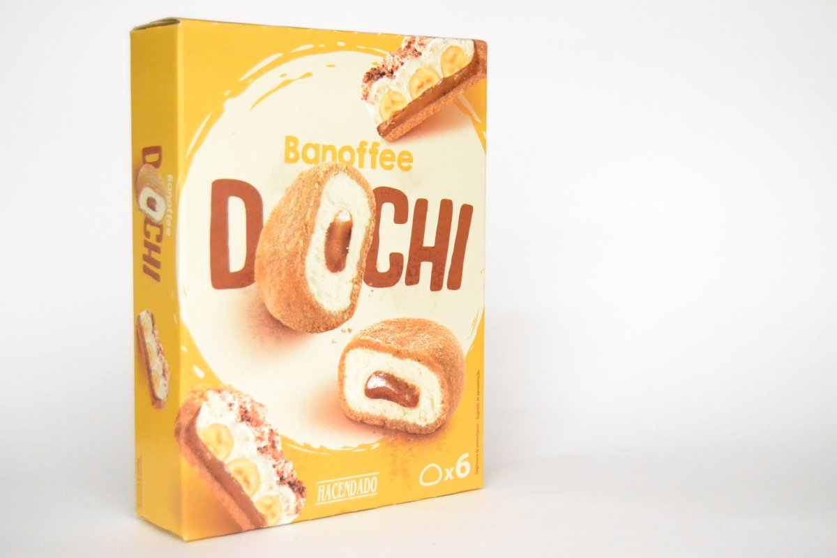 Caja con 6 unidades de dochi con sabor banoffee de Mercadona