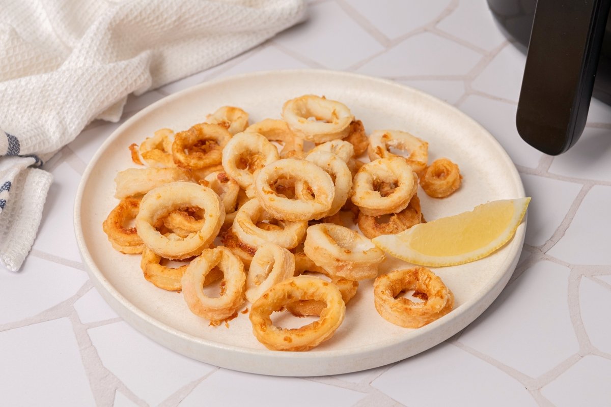 Calamares en freidora de aire