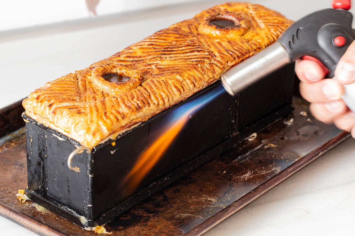 Calentamos con un soplete