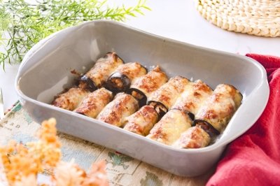 Canelones de berenjena