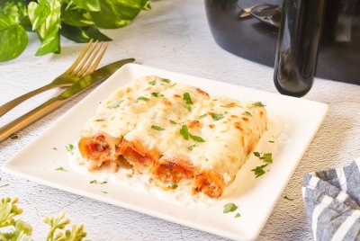 Canelones en freidora de aire