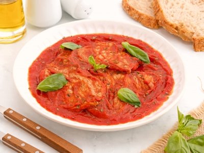 Carne a la pizzaiola