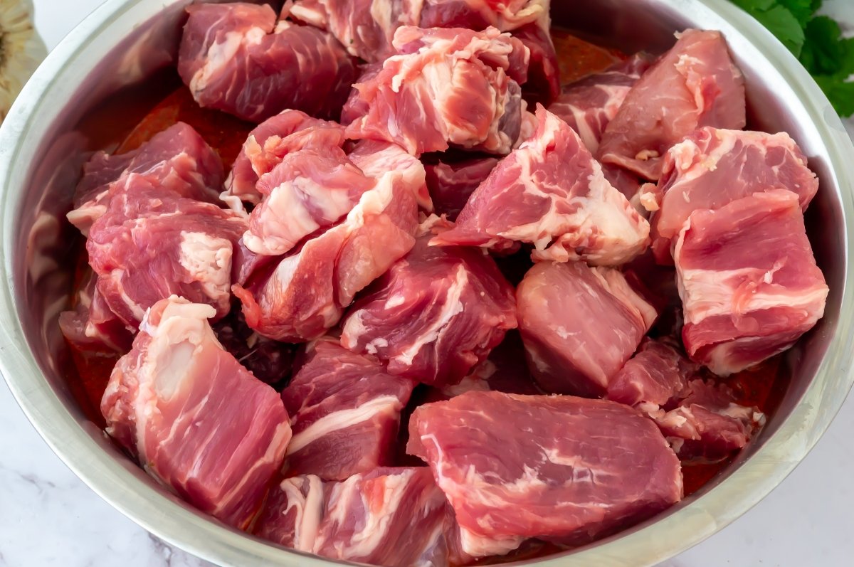 Carne para hacer cochinita pibil en Crock Pot