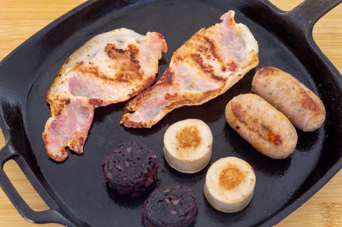 Carnes para el Irish breakfast