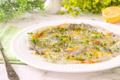 Carpaccio de gambas