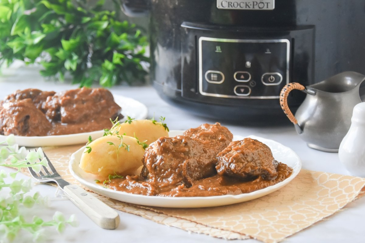 Carrilleras de cerdo en Crock Pot