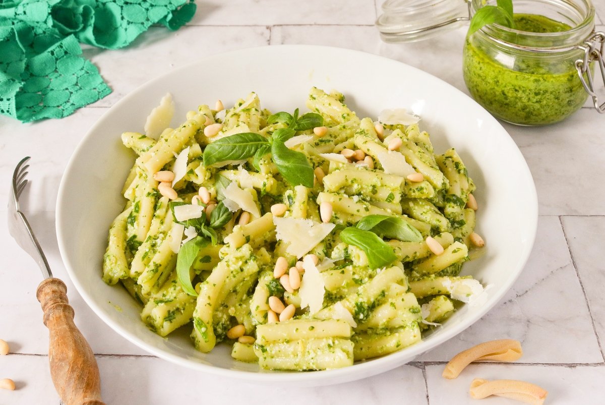 Casarecce al pesto