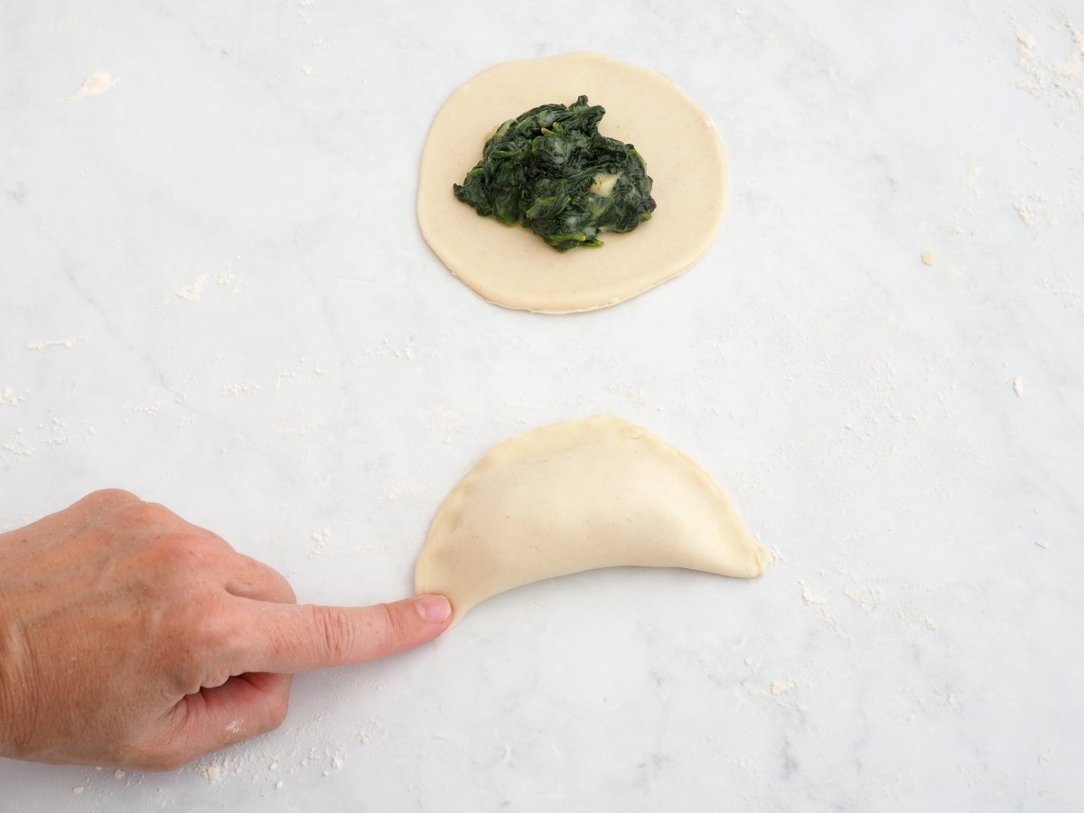 Cerrar las empanadas