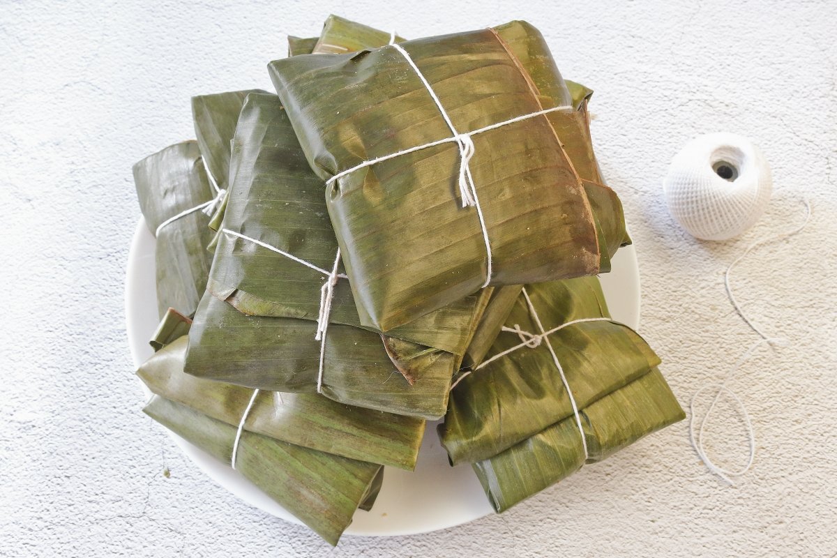 Cerrar los tamales colombianos