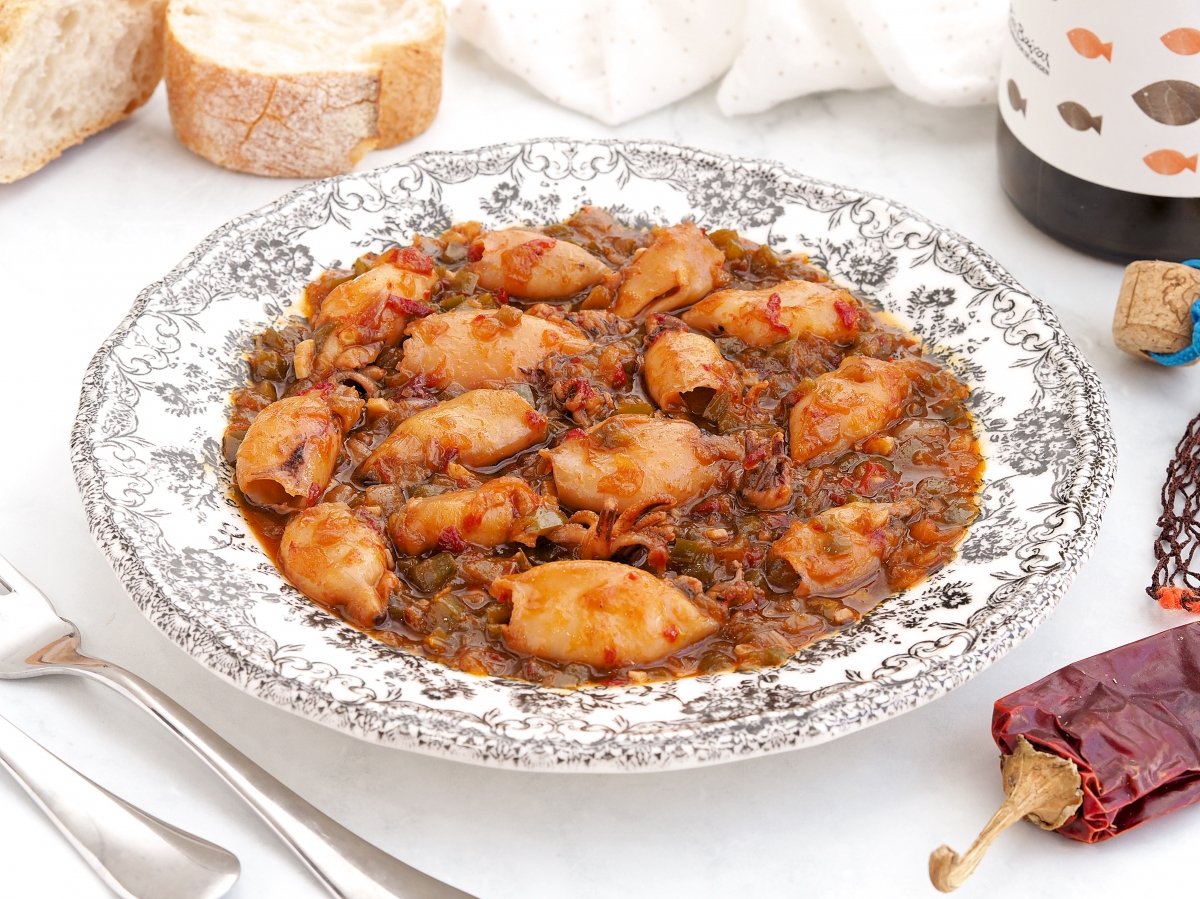 Chipirones guisados