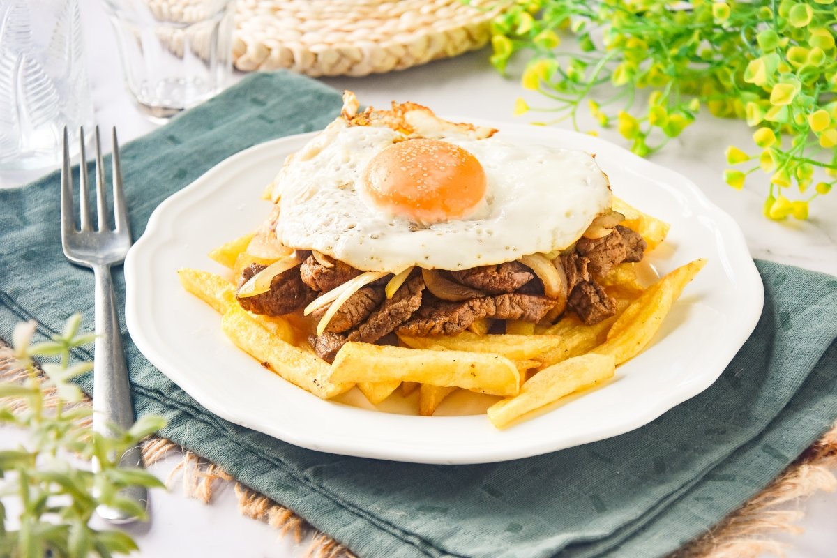 Chorrillana lista para comer
