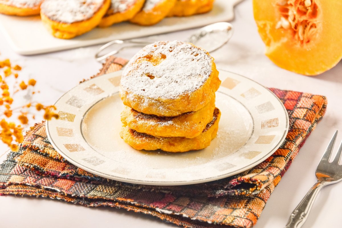 Chulas de calabaza listas para comer
