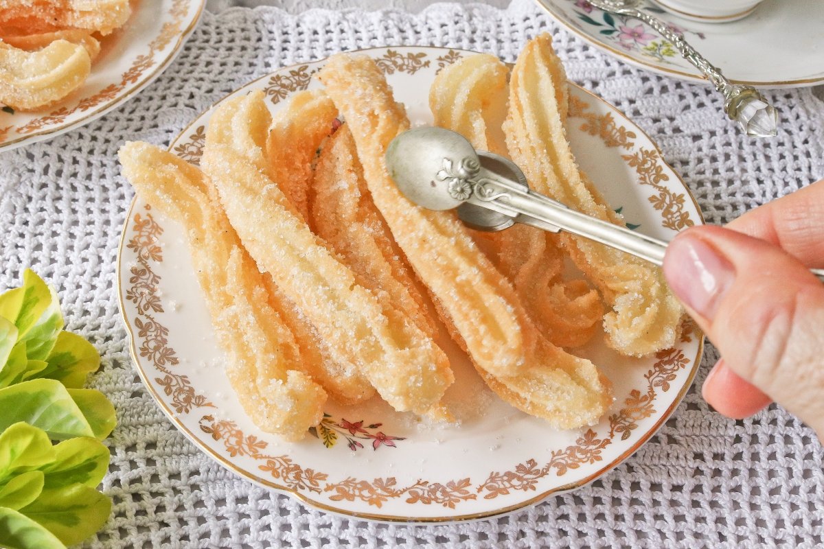 Churros hechos sin gluten