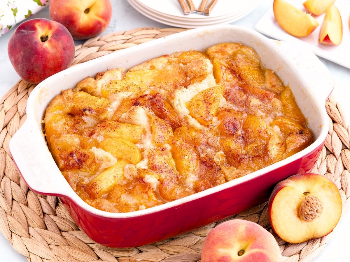 Cobbler de melocotón
