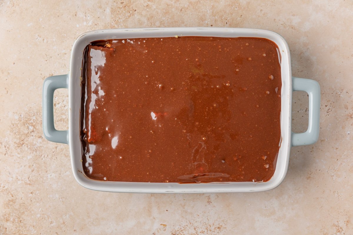 Cobertura sobre la tarta de la abuela en Thermomix