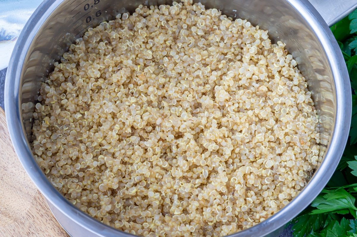 Cocción de la quinoa