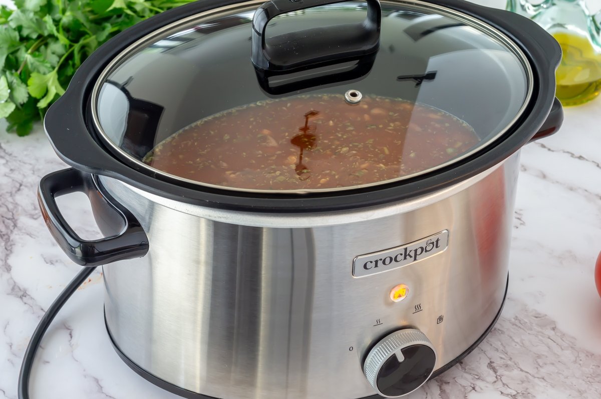 Cocción del chili con carne en Crock Pot