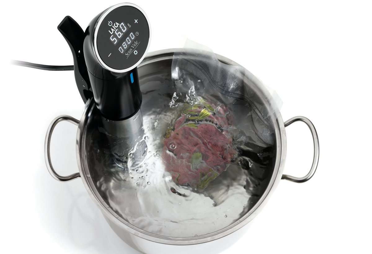 Cocción sous-vide de una carne de ternera