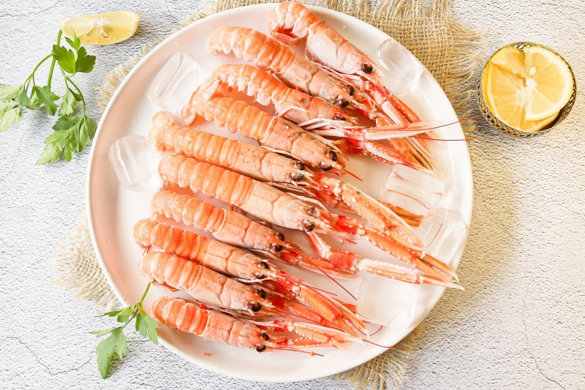 Cocer cigalas congeladas