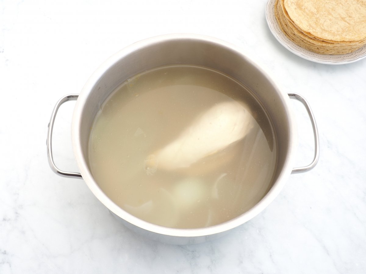 Cocer la pechuga de pollo