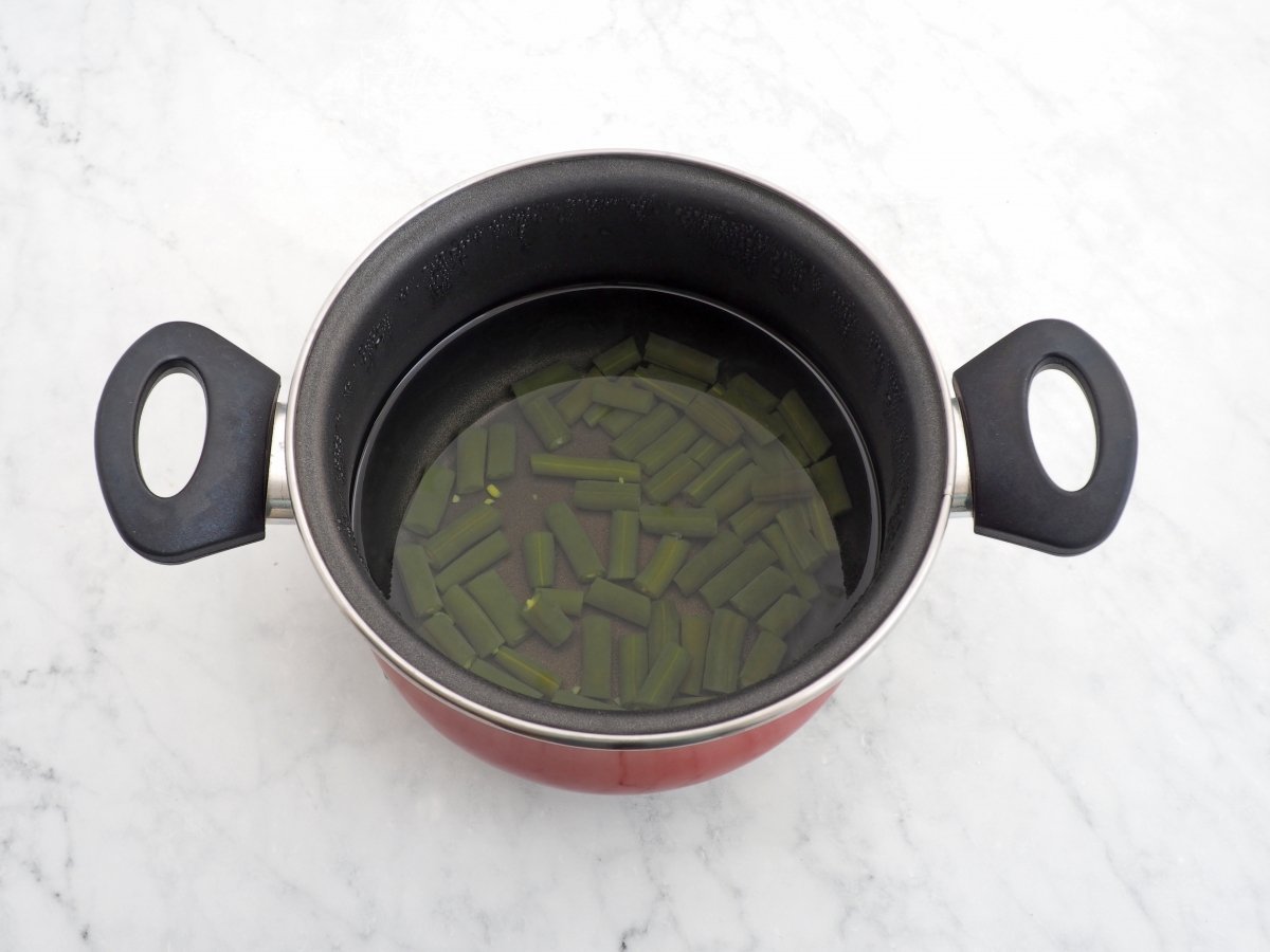 Cocer las judías verdes