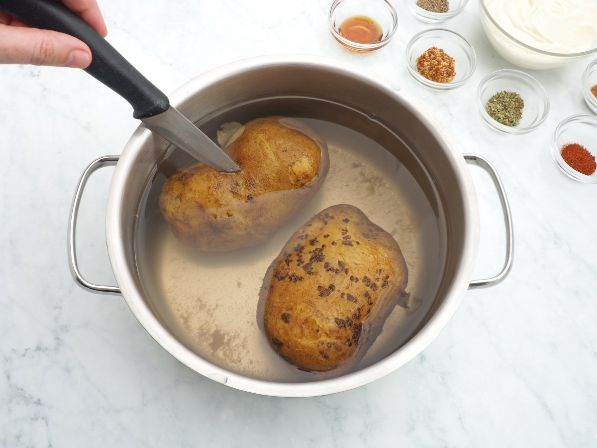 Cocer las patatas con piel