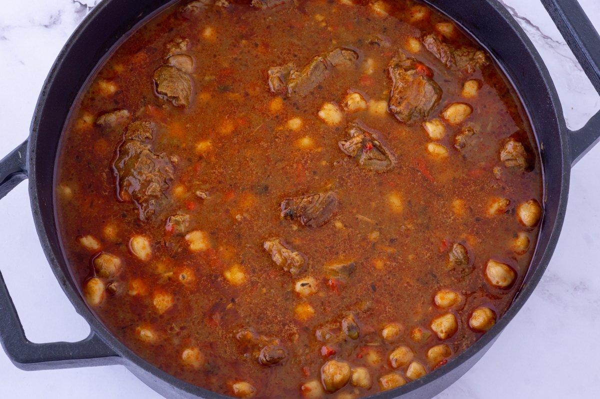 Cocer los garbanzos estilo turco