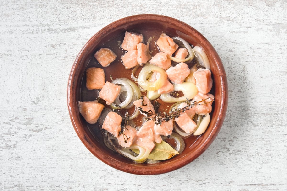 Cocinamos el salmón con el calor residual