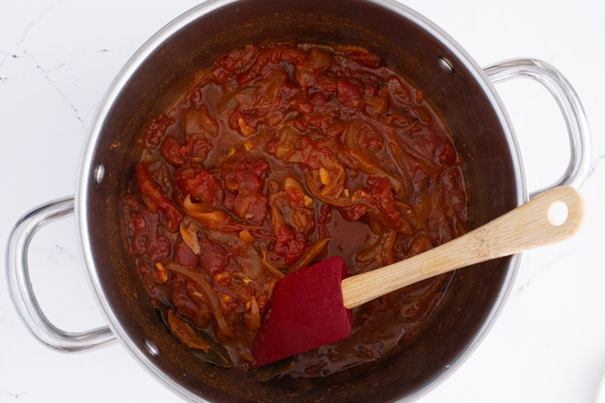 Cocinamos el tomate del cioppino