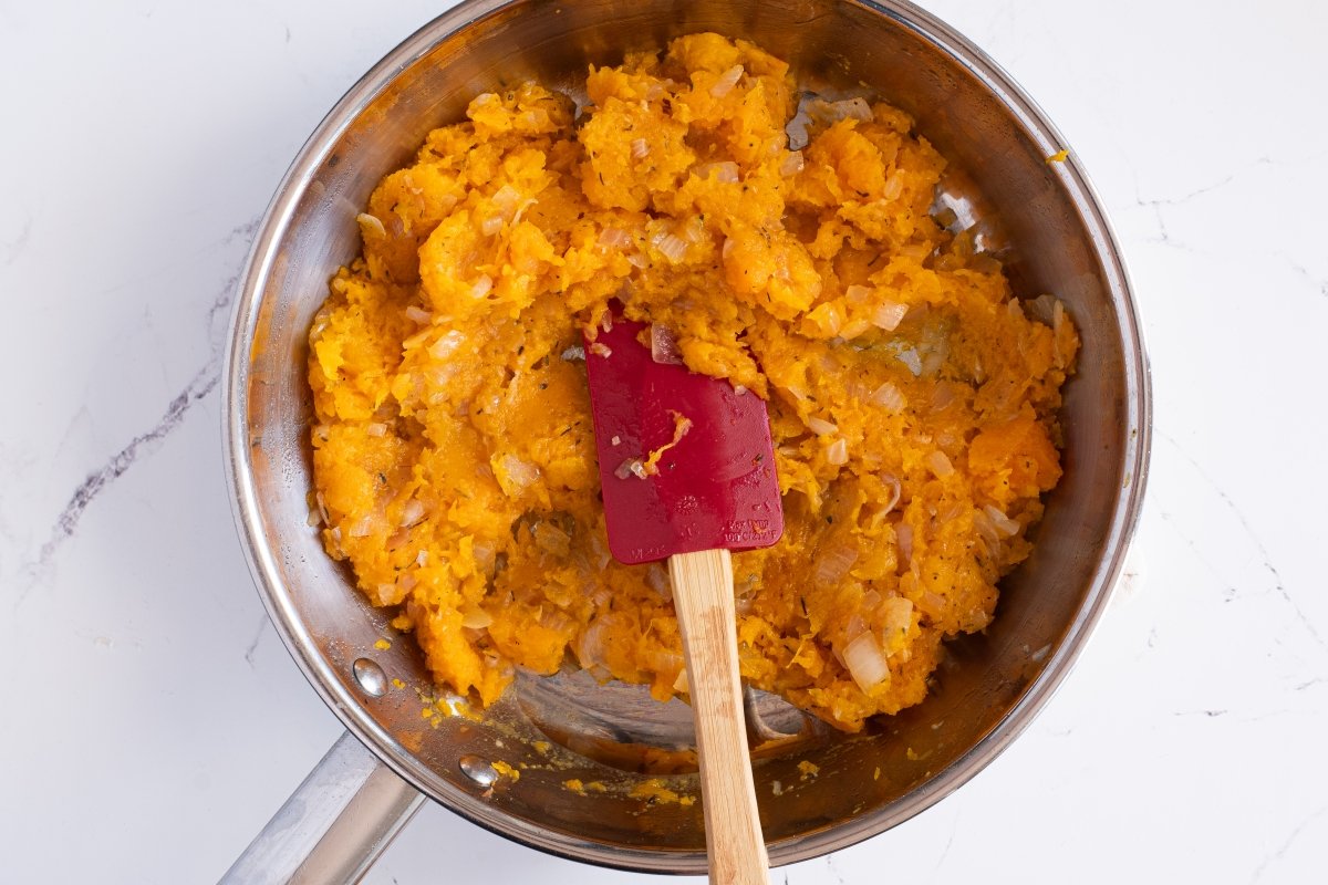 Cocinamos la calabaza de la lasaña arcoíris