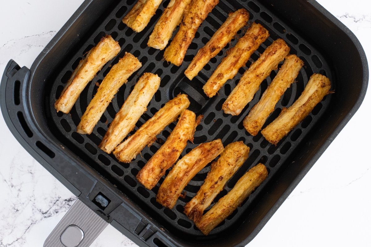 Cocinamos la yuca en la freidora de aire