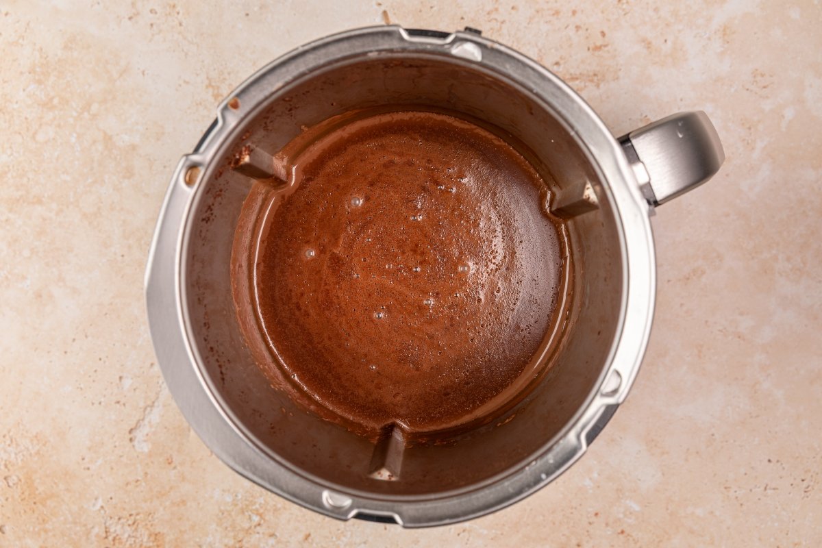Cocinando el chocolate a la taza en Thermomix