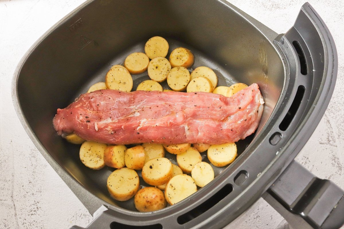 Cocinar el solomillo en freidora de aire