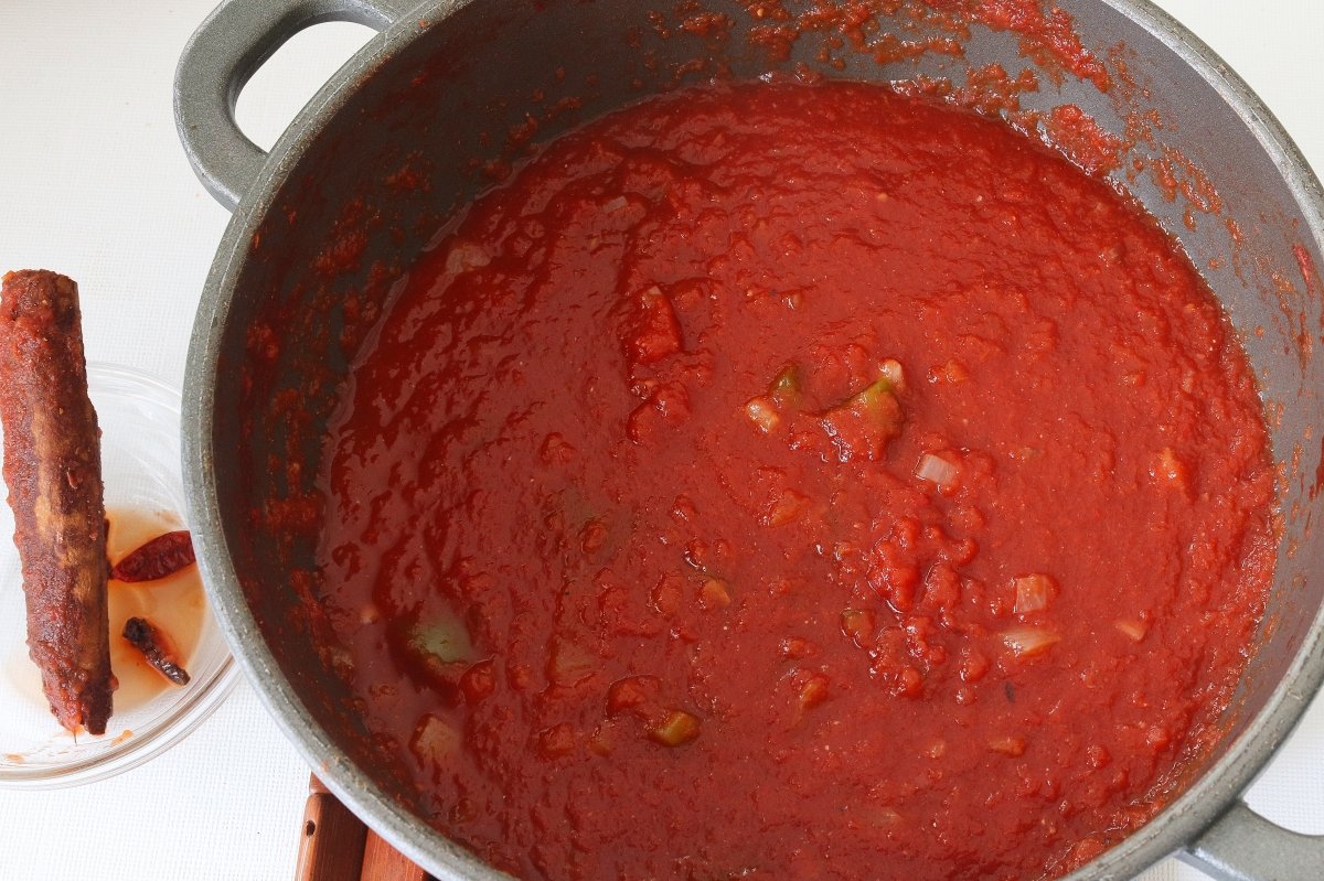 Cocinar la salsa kétchup