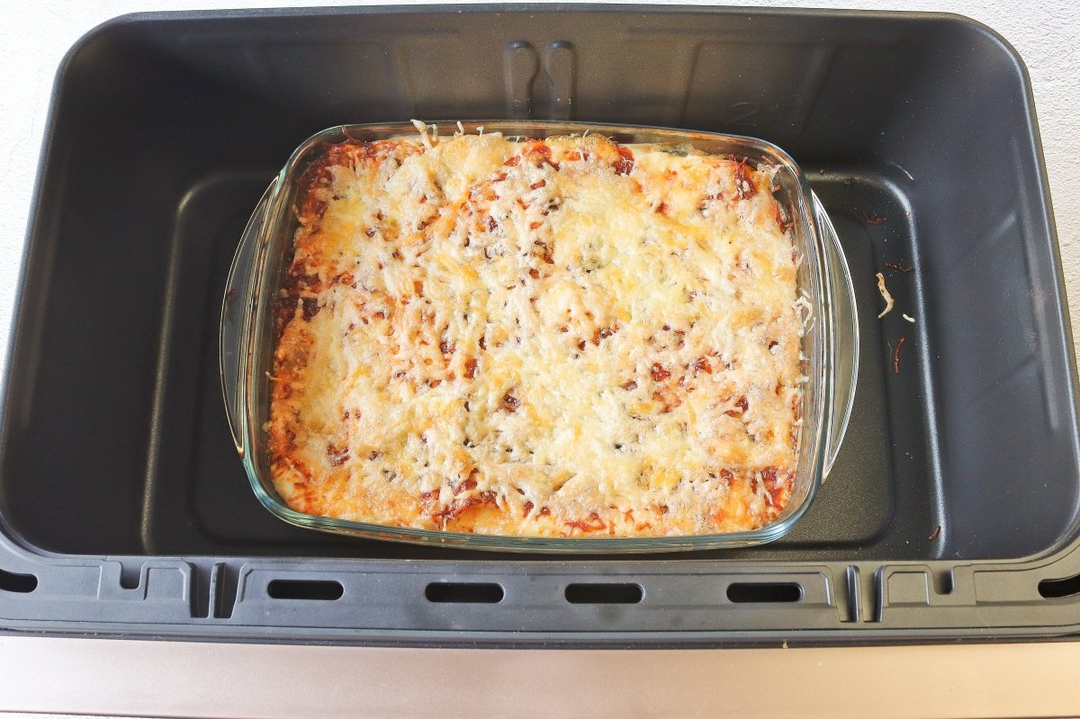 Cocinar los canelones en freidora de aire